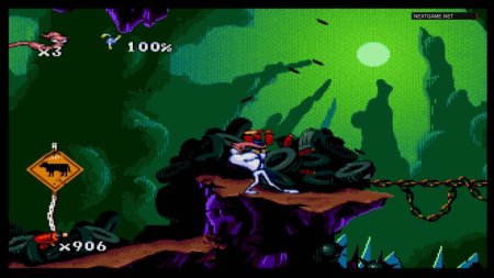 Червяк Джим (Earthworm Jim) Русская Версия (16 bit) 