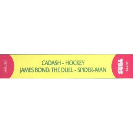 Сборник игр 4 в 1 AA-4127(RU) CADASH / HOCKEY /JAMES BOND: THE DUEL / SPIDER-MAN Русская Версия (16 bit) 