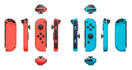 Набор из 2-х контроллеров Joy-Con Неоновый красный/Неоновый синий Оригинал (Switch)