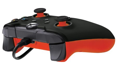 Геймпад проводной Controller Wired PDP Grey Orange (012-GO) (Xbox One/Series X/S/PC) 