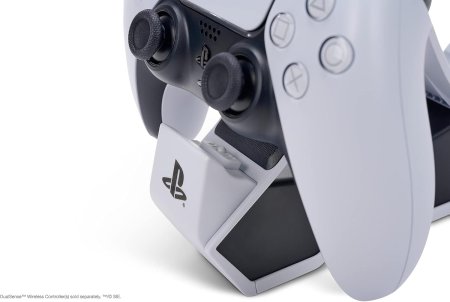 Зарядная станция для 2-х геймпадов Playstation DualSense PowerA Twin Charging Station (LOT40506D0401) (PS5)