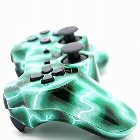 Геймпад беспроводной DualShock 3 Wireless Controller «Зеленые молнии» (PS3) 