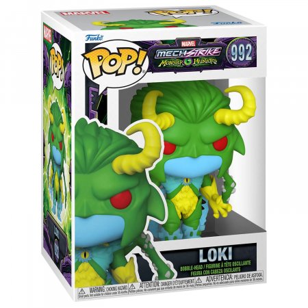   Funko POP! Bobble:  (Loki) :  :    (Marvel: Mech Strike Monster Hunters) (61524) 9,5 
