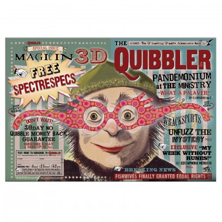   The Noble Collection:    (over of The Quibbler)   (Harry Potter) 1000 