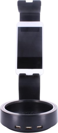 Подставка для фигурок и наушников Cable Guys Power Stand SP2 (Black) Черный (895685) 30 см