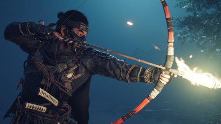 Игра Призрак Цусимы (Ghost of Tsushima) Режиссёрская версия (Director's Cut) Русская Версия (PS4/PS5) USED Б/У Playstation 4