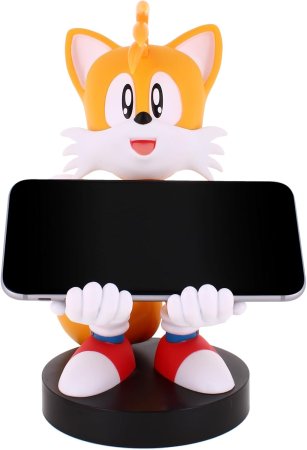  Фигурка подставка для геймпада/телефона Cable Guys Holdems: Тейлз (Tails) Еж Соник Классика (Sonic The Hedgehog Classic) (896675) 10 см 