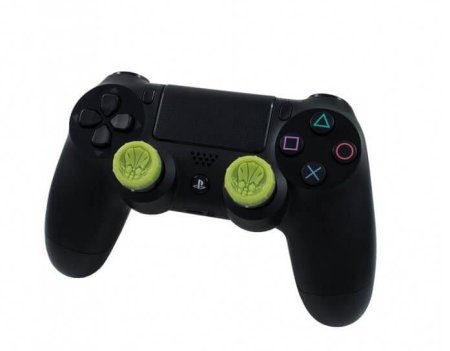  Накладки на стики для геймпада KontrolFreek Call of Duty Zombies \ 5 (2 шт) Зеленые (Фосфорные) (PS4) 
