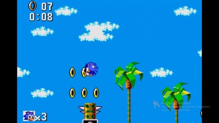 Соник Ежик (Sonic The Hedgehog) Русская Версия (8 bit) для Денди 