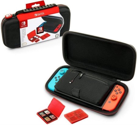 Чехол-сумка + кейс для картриджей Deluxe Travel Case (NNS40) (Switch)