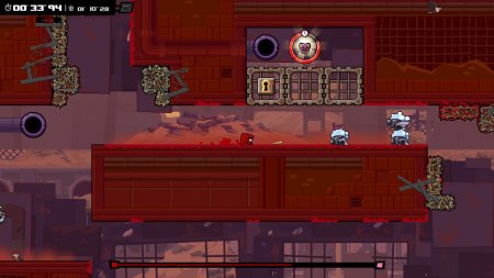 игра Super Meat Boy Forever (Limited Run #116) Русская Версия (Switch) для Nintendo Switch