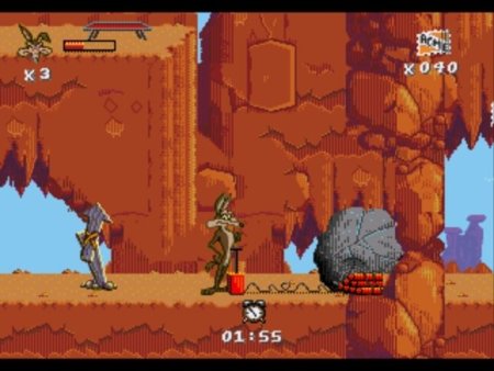 Койот и Страус (Desert Demolition) Русская Версия (16 bit) 