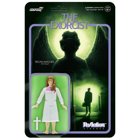 Подвижная фигурка Super7 ReAction figures: Риган (Regan) Изгоняющий дьявола (The Exorcist) (EXOCW01-RGN-01) 9,5 см 