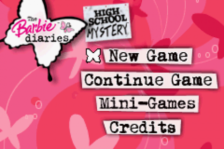  :    (Barbie Diaries: High School Mystery)   (GBA)  Game boy