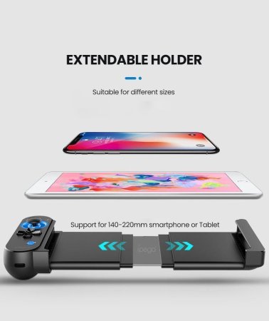 Геймпад телескопический беспроводной для левой руки Unicorn 2 Retractable iPEGA (PG-9120) Android/IOS USED Б/У