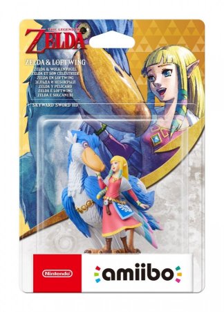 Amiibo: Интерактивная фигурка Зельда и Небокрыл (Zelda and Loftwing) (The Legend of Zelda Collection)