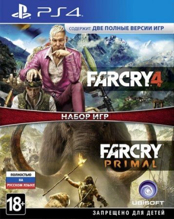  Far Cry 4 + Far Cry Primal   (PS4) Playstation 4
