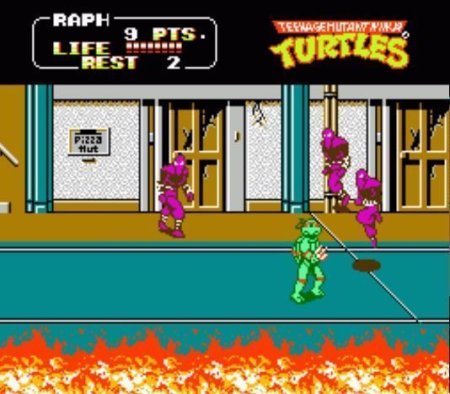 TMNT Teenage Mutant Ninja Turtles 2 (Черепашки Ниндзя 2) (8 bit) для Денди 