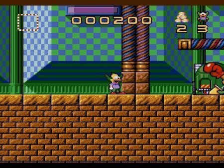 Симпсоны Дом Развлечений Красти (Simpsons Krustys Fun House) Русская Версия (16 bit) 