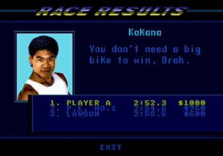 Гонки На Спортбайках 2 (Road Rash 2) Русская Версия (16 bit) 