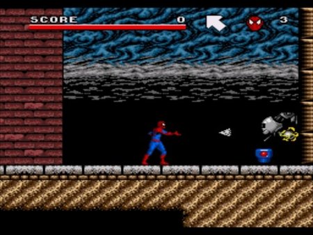 Коллекционный сборник 4 в 1 Человек-Паук (Spider-Man) (16BC-008) Русская Версия (16 bit) 