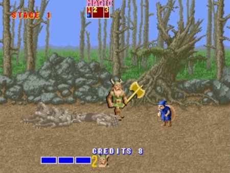 Коллекционный сборник 3 в 1 Золотой Топор (Golden Axe) (16BC-007) Русская Версия (16 bit) 