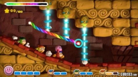 Купить игру Kirby and the Rainbow Paintbrush (Wii U) на Nintendo Wii U диск