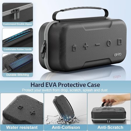 Чехол-сумка Carry Case Oivo (IV-SW188) Grey (Серый) (Switch/Switch OLED)