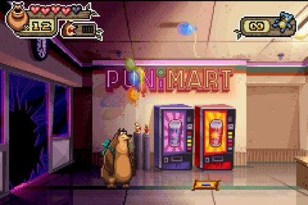 Сборник игр 2 в 1 Open Season + Over The Hedge: Hammy Goes Nuts Русская Версия (GBA) для Game boy