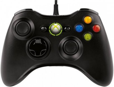   Xbox 360 Wired Controller (Black)  (Xbox 360/PC) 
