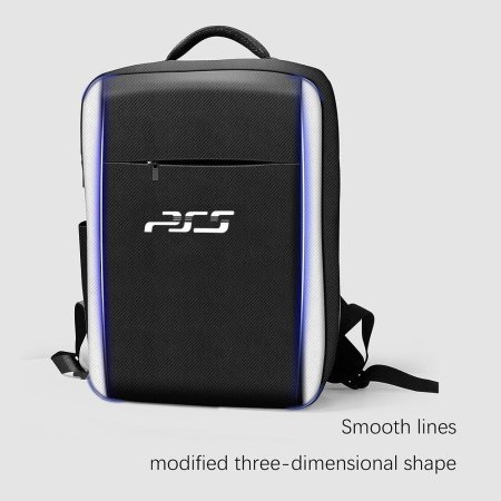 Рюкзак для консоли Sony PlayStation 5 Чёрно-белый (PS5)