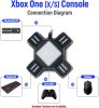   USB HUB KX Adapter Keyboard and Mouse Adapter (PS3/PS4/Xbox One/Switch) 