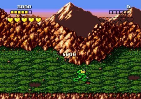 Коллекционный сборник 2 в 1 Боевые жабы (Battletoads) (16BC-010) Русская Версия (16 bit) 