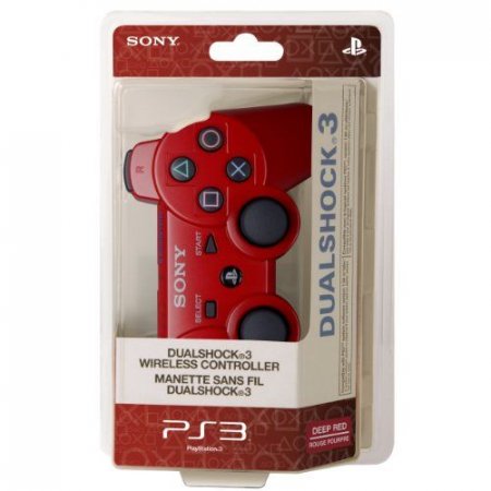   Sony DualShock 3 Wireless Controller Deep Red ()  (PS3) USED / 