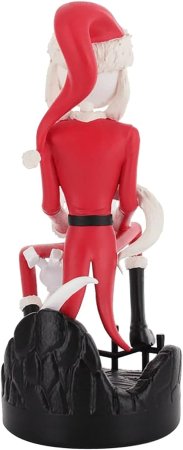 Фигурка подставка для геймпада/телефона Cable Guys: Санта Джек Скеллингтон (Santa Jack Skellington) Кошмар перед Рождеством (The Nightmare Before Christmas) 20 см