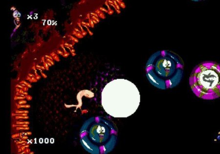 Червяк Джим 2 (Earthworm Jim 2) Русская Версия (16 bit) 