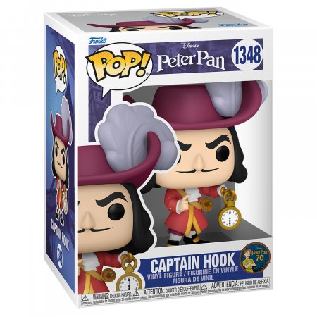  Funko POP! Disney:   (Captain Hook)   70- (Peter Pan 70th) ((1348) 70695) 9,5 