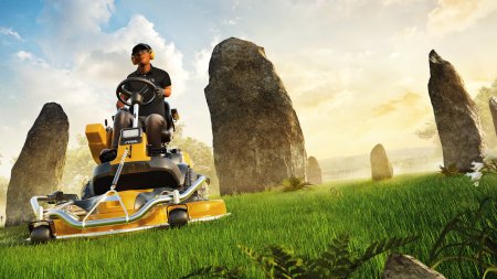 игра Lawn Mowing Simulator: Landmark Edition Русская Версия (Switch) для Nintendo Switch