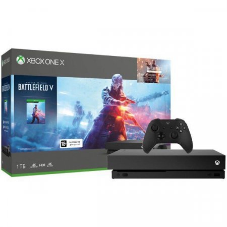   Microsoft Xbox One X 1Tb Eur  +  Battlefild 5 