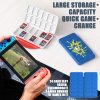 Кейс для хранения 24 игровых картриджей Expansion Card Slot Switch 24 in 1 Splatoon Синий (Blue) (GNS-169) (Switch)