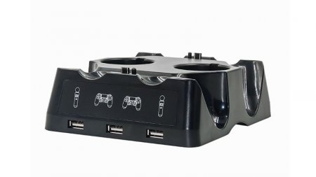     2-  DualShock 4  2-  PS Move IPLAY (HBP-118) (PS4 FAT/SLIM/PRO) 
