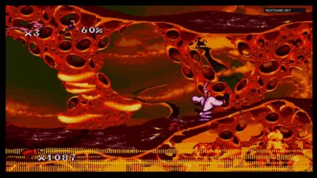 Червяк Джим (Earthworm Jim) Русская Версия (16 bit) 