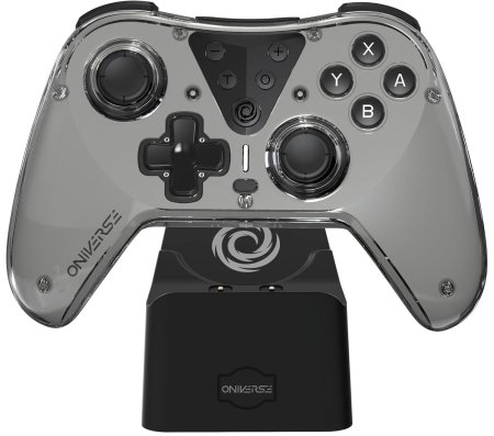 Геймпад беспроводной + зарядная станция Oniverse Astralite Controller Wireless (802849) (Smoked Black) Дымный Черный (Switch/IOS/Android/PC)