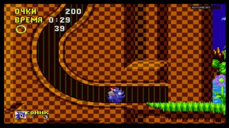 Соник Ежик (Sonic The Hedgehog) Русская Версия (16 bit) 