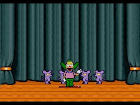 Симпсоны Дом Развлечений Красти (Simpsons Krustys Fun House) Русская Версия (16 bit) 