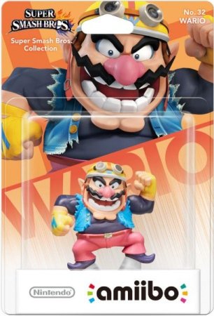 Amiibo: Интерактивная фигурка Варио (Wario) (Super Smash Bros. Collection)