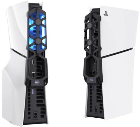 Охлаждение с подсветкой для Playstation 5 Slim RGB Cooling Fan Maxx Tech (704094) (PS5)