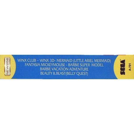 Сборник игр 7 в 1 A-701 Winx Club / Winx 3D / MERMAID / BARBIE SUPER MODEL Русская Версия (16 bit) 