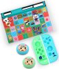 Чехол-шторка на экран + силиконовый чехол для Joy-Con + накладки на стики (Mumi Dog) (GNS-102) (Switch)