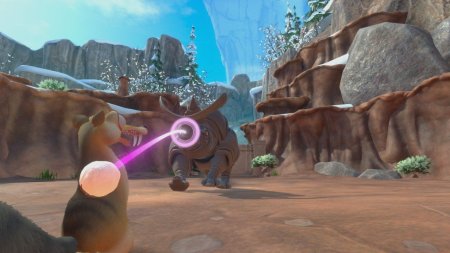 игра Ледниковый период (Ice Age): Сумасшедшее приключение Скрэта (Scrat's Nutty Adventure) Русская Версия (Switch) USED Б/У для Nintendo Switch